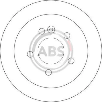 Диск гальмівний для Mercedes ABS 17108 фото товару