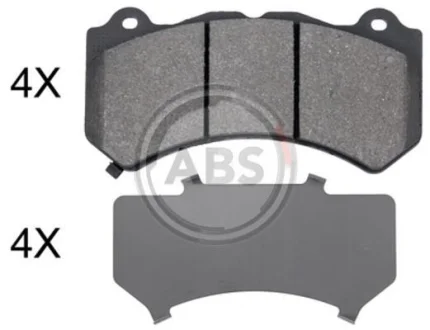 Комплект гальмівних колодок для Nissan ABS 35013 фото товару