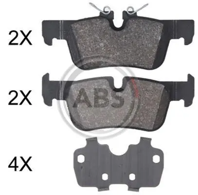 <strong>Колодки гальмівні дискові ABS 35030 (фото 1)</strong>