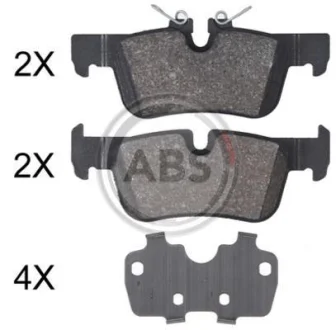 Колодки гальмівні дискові для ABS 35030 фото товару