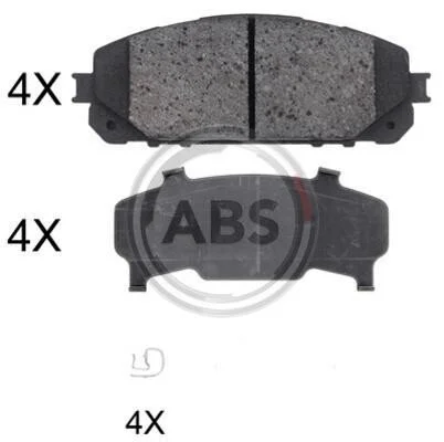 <strong>Колодка гальм. диск. передн. (вир-во) ABS 35047 (фото 1)</strong>