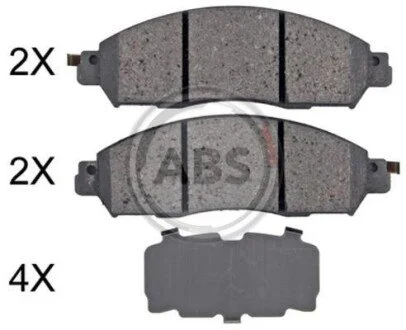 Гальмівні колодки дискові для Nissan ABS 35128 фото товару