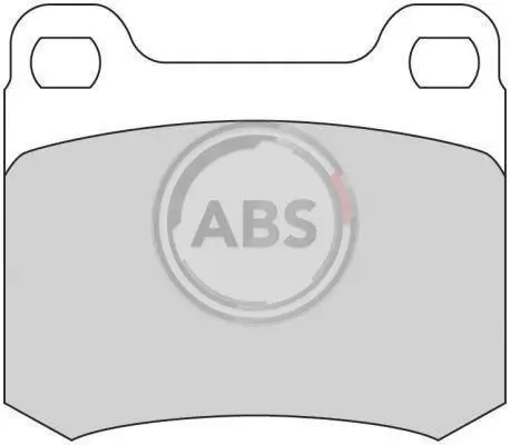 <strong>Колодка гальм. MB 190/200/300/C/E задн. (вир-во) ABS 36498/1 (фото 1)</strong>