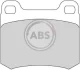 <strong>Колодка гальм. MB 190/200/300/C/E задн. (вир-во) ABS 36498/1 (фото 1)</strong>