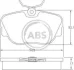 <strong>Колодки гальмівні BMW E30 задн. ABS 36664 (фото 1)</strong>