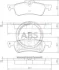 <strong>Гальмівні колодки зад. MINI One/Cooper (R50/52/53) 01-07 (ATE) ABS 37305 (фото 1)</strong>