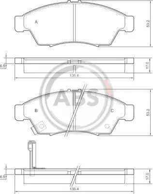 <strong>Колодки гальмівні SUZUKI LIANA передн. ABS 37407 (фото 1)</strong>