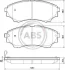 <strong>Комплект гальмівних колодок ABS 37540 (фото 1)</strong>
