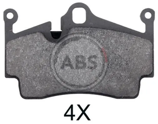 <strong>Гальмівні колодки зад. Boxster (987/982)/Cayman (981/987) 04- (BREMBO) ABS 37697 (фото 1)</strong>
