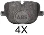 <strong>Гальмівні колодки задн. Range Rover III/Sport 4.4D/5.0 09-13 ABS 37802 (фото 1)</strong>