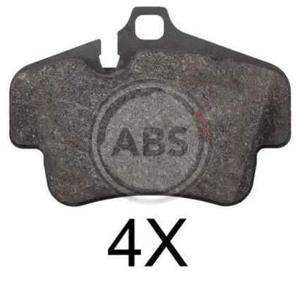 <strong>Гальмівні колодки зад. 911 (997)/718 Boxter (982) 04- (121.3x86.1x16.8) (BREMBO) ABS 37823 (фото 1)</strong>