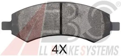 <strong>Колодки гальмівні передні ABS 37861 (фото 1)</strong>