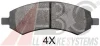 <strong>Колодки гальмівні передні ABS 37861 (фото 1)</strong>
