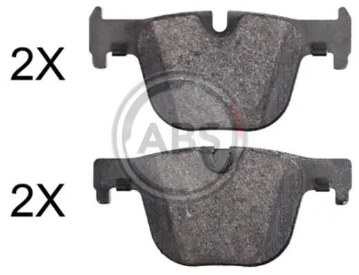 <strong>Гальмівні колодки зад. BMW 3 (F30/F31/F34) 11-18 (ATE) (123,8x59,1x17,3) ABS 37925 (фото 1)</strong>