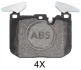 <strong>Комплект гальмівних колодок ABS 37954 (фото 1)</strong>