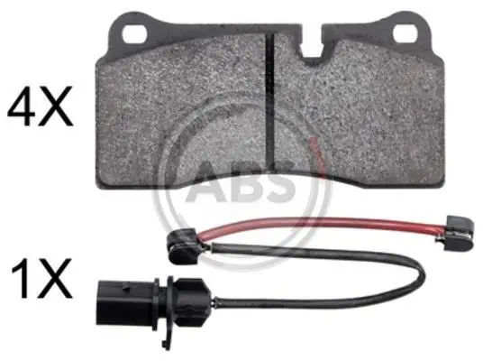 <strong>Гальмівні колодки зад. AUDI Q7 (4LB)/R8 06- (BREMBO) ABS 37986 (фото 1)</strong>