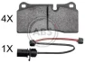 <strong>Гальмівні колодки зад. AUDI Q7 (4LB)/R8 06- (BREMBO) ABS 37986 (фото 1)</strong>