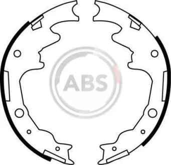 Комплект гальмівних колодок для ABS 40704 фото товару