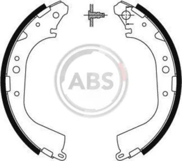 Комплект гальмівних колодок для Toyota, Nissan ABS 8881 фото товару