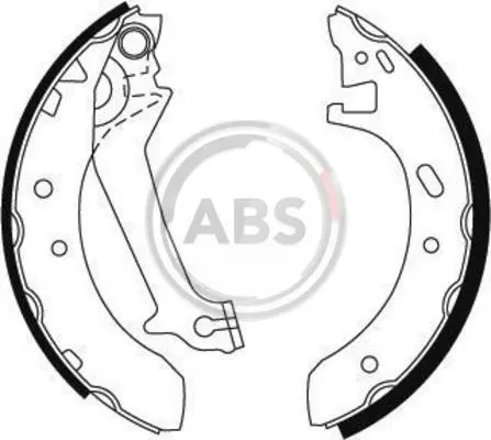 <strong>Колодки гальмівні барабан. FORD MONDEO задн. AB ABS 8896 (фото 1)</strong>