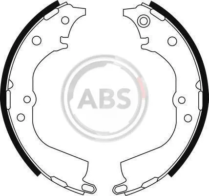 <strong>Колодки гальмівні барабанні ABS 8944 (фото 1)</strong>