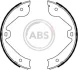 <strong>Комплект гальмівних колодок, стоянкове гальмо ABS 9177 (фото 1)</strong>