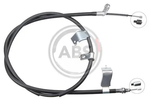 <strong>Трос ручного гальма зад. NISSAN QASHQAI 07- Л. ABS K18949 (фото 1)</strong>