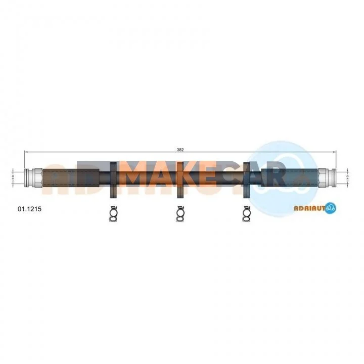 <strong>FIAT Шланг тормозной передн. ALFA 164 -98 ADRIAUTO 01.1215 (фото 1)</strong>