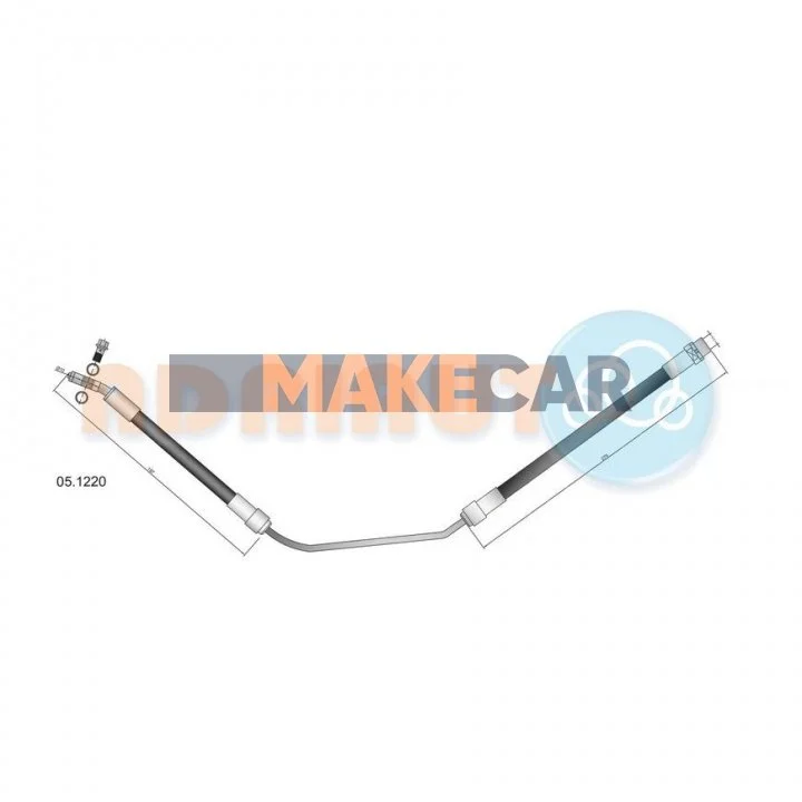 <strong>Гальмівний шланг BMW ADRIAUTO 05.1220 (фото 1)</strong>