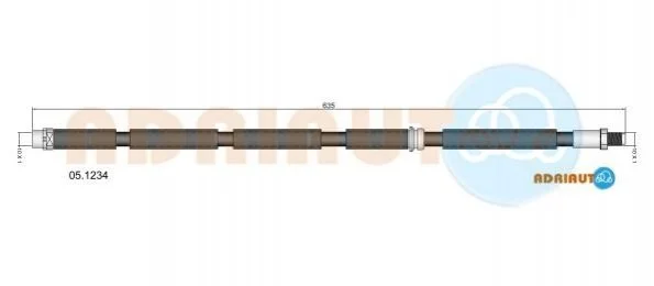 <strong>BMW Шланг тормозн.передн.E70 X5,F15 X5,E71 X6,F16 X6 07- ADRIAUTO 05.1234 (фото 1)</strong>