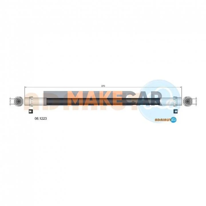 <strong>CHEVROLET Тормозной шланг задн. Aveo ADRIAUTO 06.1223 (фото 1)</strong>