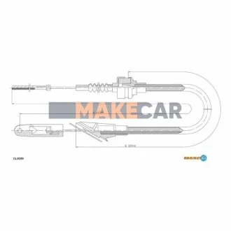 FIAT Трос сцепления Uno Fiorino для ADRIAUTO 11.0193 фото товару