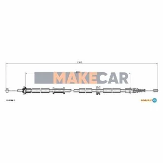 Трос ручного гальма для Fiat ADRIAUTO 11.0244.2 фото товару