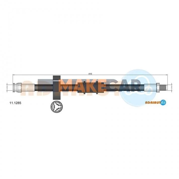 <strong>FIAT Шланг тормозной передний Panda,Uno 80- ADRIAUTO 11.1285 (фото 1)</strong>