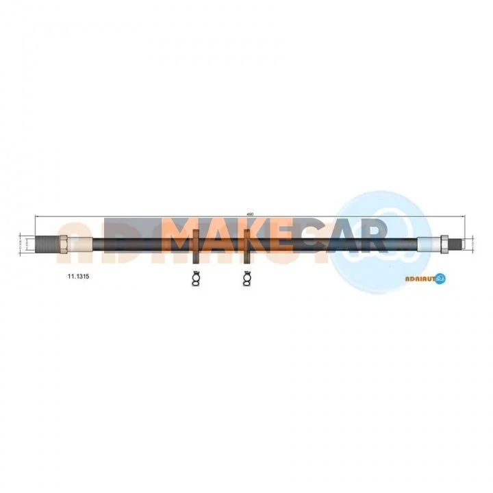<strong>FIAT Шланг тормозной пер.Iveco Daily I ADRIAUTO 11.1315 (фото 1)</strong>