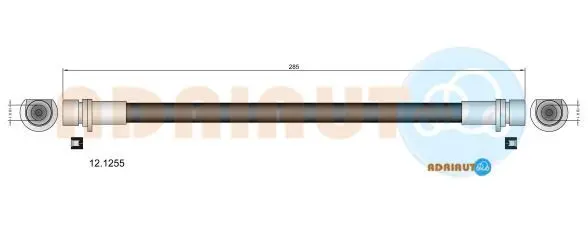<strong>HONDA шланг гальм. задн. CR-V -02 ADRIAUTO 12.1255 (фото 1)</strong>