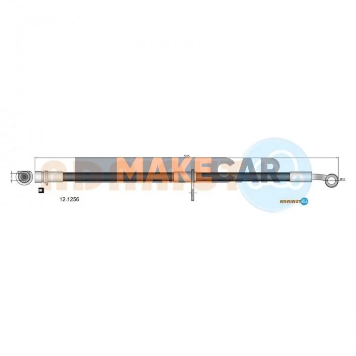 <strong>HONDA Шланг тормозной пер.HR-V 99- ADRIAUTO 12.1256 (фото 1)</strong>