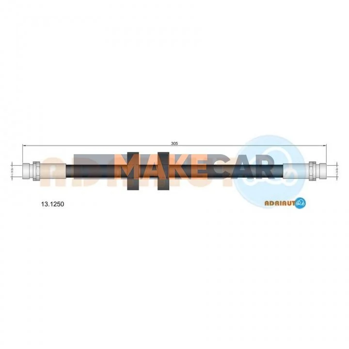 <strong>FORD Шланг тормозной задн. бараб. тормоз Mondeo -96 ADRIAUTO 13.1250 (фото 1)</strong>