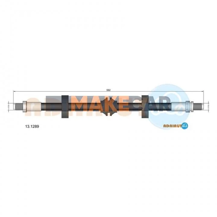 <strong>FORD Шланг тормозной зад. Mondeo -00 (диск) ADRIAUTO 13.1289 (фото 1)</strong>