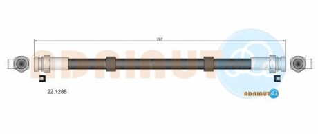 Шланг гальм. задн MAZDA 2 -15 ADRIAUTO 22.1288 фото товара