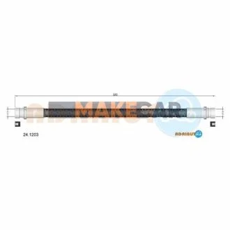 MITSUBISHI Шланг тормозной Colt,Lancer,Galant для ADRIAUTO 24.1203 фото товару