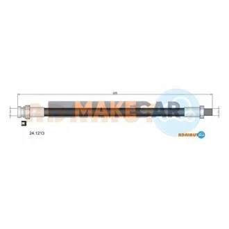 MITSUBISHI Шланг тормозной пер.Galant -92 для Mitsubishi, Hyundai ADRIAUTO 24.1213 фото товару