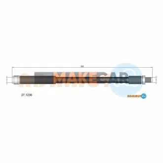 DB Шланг тормозной пер.Vaneo 02- для ADRIAUTO 27.1236 фото товару
