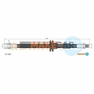 DB Шланг тормозной перед. W140 для Mercedes ADRIAUTO 27.1241 фото товару
