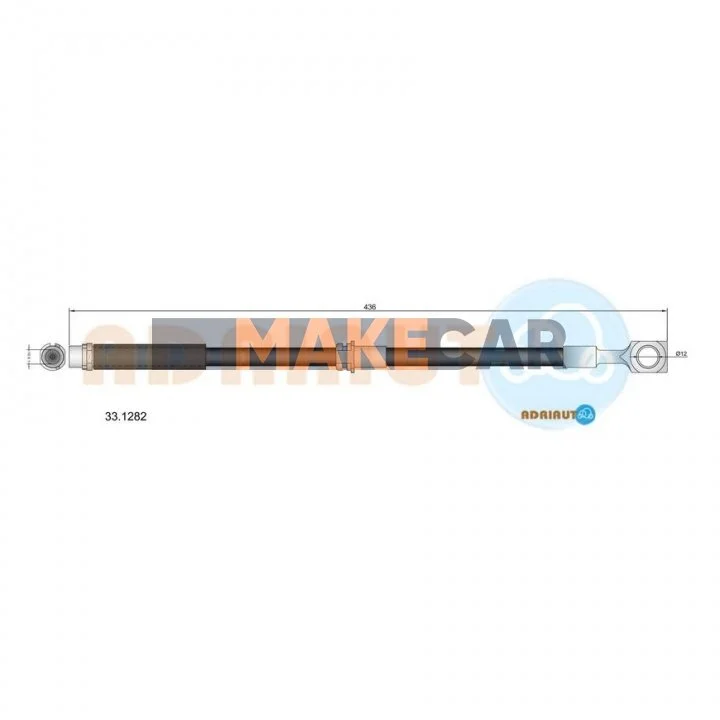 <strong>OPEL Шланг тормозн.передн. Vectra C 02- ADRIAUTO 33.1282 (фото 1)</strong>