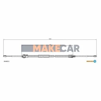 Трос стояночного гальма для Peugeot ADRIAUTO 35.0227.1 фото товару