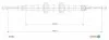 <strong>Трос стояночного гальма задн прав (1525мм/1235мм) RENAULT KANGOO, KANGOO EXPRESS 1.6/1.9D 10.01- ADRIAUTO 41.0280.1 (фото 1)</strong>