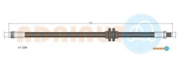 <strong>RENAULT Шланг торм пер. (без ESP) Duster 04- ADRIAUTO 41.1298 (фото 1)</strong>