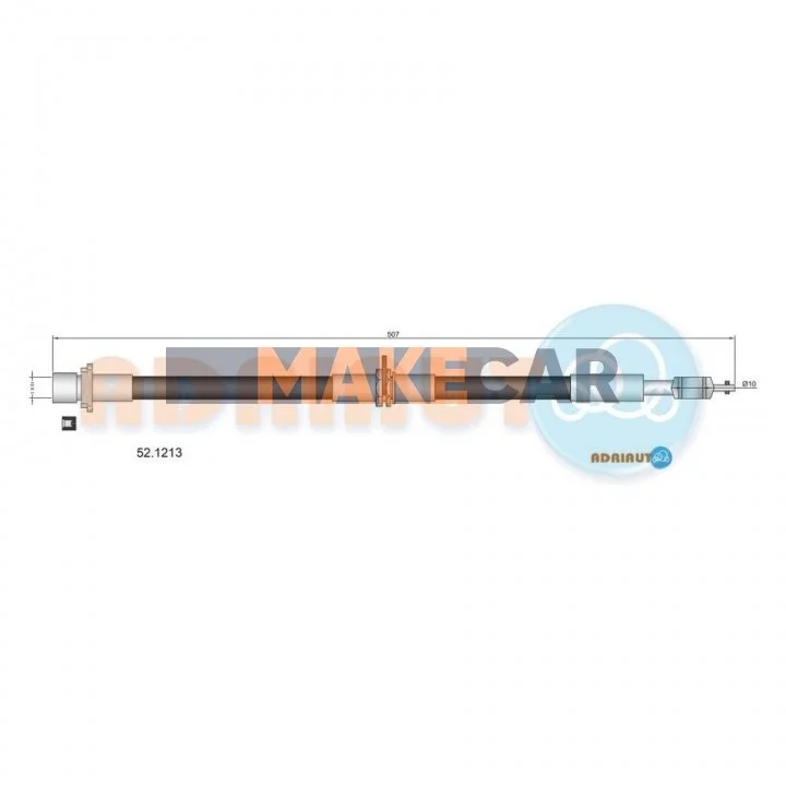 <strong>TOYOTA Шланг торм. передн.Carina,Corolla -92 ADRIAUTO 52.1213 (фото 1)</strong>