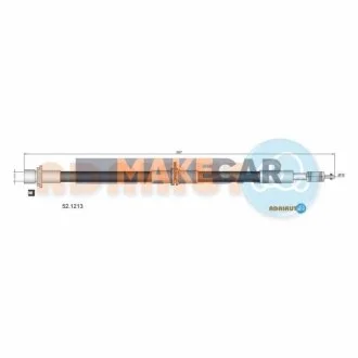 TOYOTA Шланг торм. передн.Carina,Corolla -92 для Toyota ADRIAUTO 52.1213 фото товару